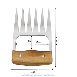 ส้อมสแตนเลสสำหรับหั่นเนื้อกรงเล็บสำหรับหั่นเนื้อบาร์บีคิว - Product Image 4