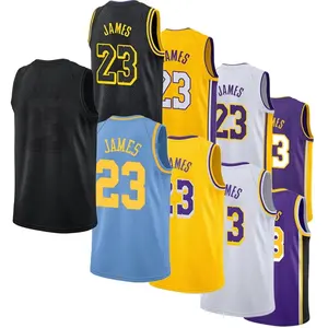 King James Beste Kwaliteit Gestikt Basketbal Jerseys