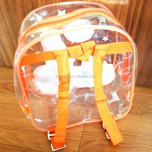 Claro promocional de pvc transparente mochilas para regalo de embalaje de juguete - Product Image 3