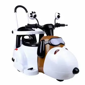 HEISSES beliebtes dreirädriges elektrisches Motorrad für Kinder mit Schub griff/Kinder fahrt auf Spielzeug autobatterie Kunststoff 2-6 Jahre 82*44*38 Cm