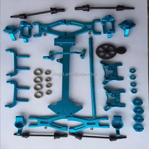 Cnc metal peças de reposição para wltoys 1/18, a949 a959 a969 a979 k929 rc carro