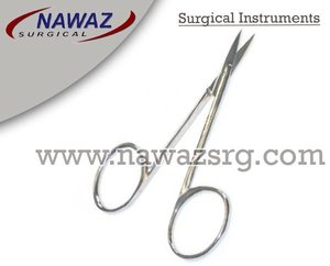 Tijera Iris de alta calidad, puntos afilados rectos delicados, instrumentos quirúrgicos de primeros auxilios de acero inoxidable de 9,5 cm - Product Image 2