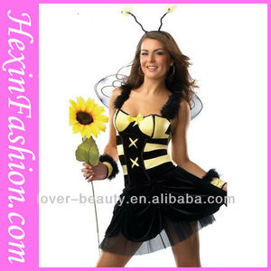 Vente en gros noir et jaune fille <span class=keywords><strong>sexy</strong></span> costume d'<span class=keywords><strong>abeille</strong></span> - Product Image 1