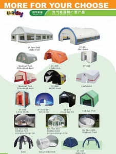 Lona de PVC blanca de alta calidad, tienda de tenis inflable sellada con aire, Club de fútbol, uso de eventos, venta al por mayor para canchas de tenis - Product Image 5
