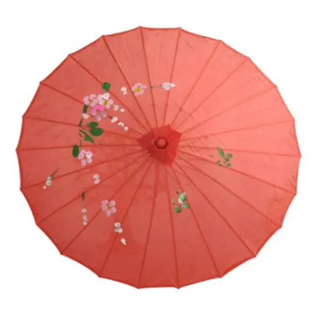 Японский китайский Зонт с деревянной ручкой, зонтик, бумажный зонтик для свадебных вечеринок, фотография