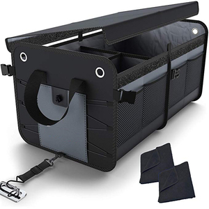 Heavy Duty Collapsible Trunk Organizer Cargo Storage Box