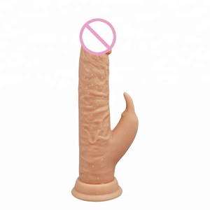 Vibrador cable consolador giratorio Swing Dick la sensación de la piel pene realista consoladores grandes - Product Image 4