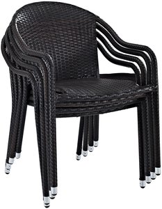 Patio Camping <strong>Outdoor</strong> Lawn Portable <strong>Wicker</strong> Armrest Footrest Rattan Wedding <strong>Chair</strong> - Product Image 1
