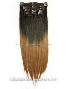 precio competitivo y buena calidad <span class=keywords><strong>libre</strong></span> arrojar clip extensiones de cabello trama doble - Product Image 4