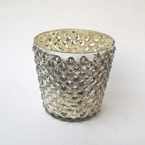 VIMG2414 Vinita Impex Style Ins Élégant Bougeoirs et Lanternes en Verre Effet Mercure pour Mariage, Fabriqués en Inde - Product Image 1