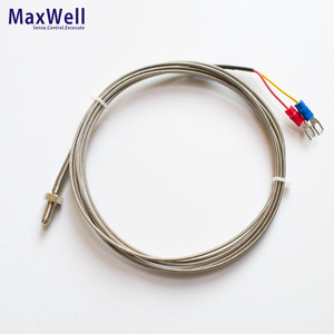 Sensor de Termopar Tipo K PIDMaxwell, Personalizable, de Acero Inoxidable, con Tornillo M4, Termopar de Inmersión con Aislamiento Mineral - Product Image 5