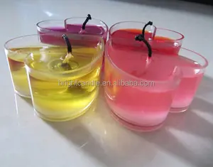 Bougies en <span class=keywords><strong>gel</strong></span> <span class=keywords><strong>pour</strong></span> fabrication de bougies, bon prix, 12 pièces, pot en verre parfumé - Product Image 1