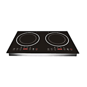 Appareils électroménagers Champion, design <span class=keywords><strong>encastrable</strong></span>, <span class=keywords><strong>mini</strong></span> <span class=keywords><strong>plaque</strong></span> à induction à 2 brûleurs/cuisinière à induction - Product Image 1