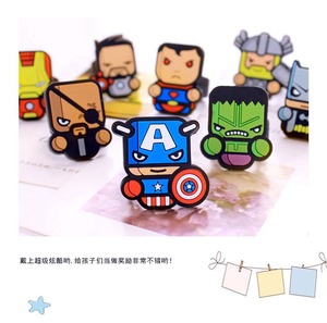 ZJ-01 silicio <span class=keywords><strong>Batman</strong></span> <span class=keywords><strong>Superman</strong></span> anime niños anillo del dedo diseño - Product Image 5