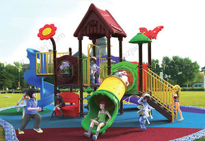 Norma Europea spirate enviar grandes parques infantiles niños equipo de plástico deslizante - Product Image 6