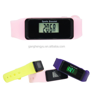 Montre de <span class=keywords><strong>sport</strong></span> à affichage numérique, podomètre de marche et de fitness avec compteur de calories, alarme, affichage 12/24 heures, bracelet en silicone - Product Image 6