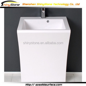 Lavabo <span class=keywords><strong>de</strong></span> superficie sólida <span class=keywords><strong>de</strong></span> baño <span class=keywords><strong>de</strong></span> <span class=keywords><strong>pie</strong></span> <span class=keywords><strong>de</strong></span> calidad superior - Product Image 6