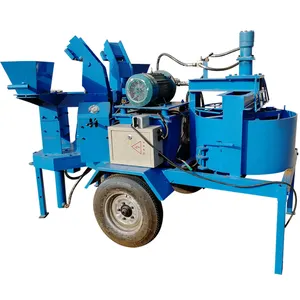 Hydraulic Interlocking Block Making Machine M7MI TWIN Hydraulic Clay Brick Machine Diesel Engine Soil Interlocking Block Making Machine Price