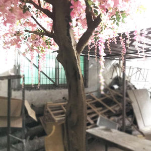 Sakura fiore artificiale <span class=keywords><strong>albero</strong></span> Artificiale di seta fiore di ciliegio con fiori di glicine alberi di nozze per la decorazione la piccola quantità - Product Image 6