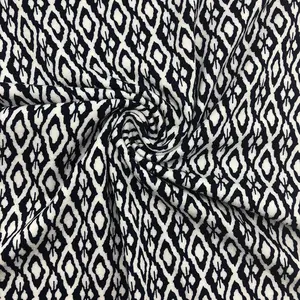 Luz lisa tecidos para vestido 100% viscose impressos rayon 100gsm camisa leve de malha sustentável warp intertek