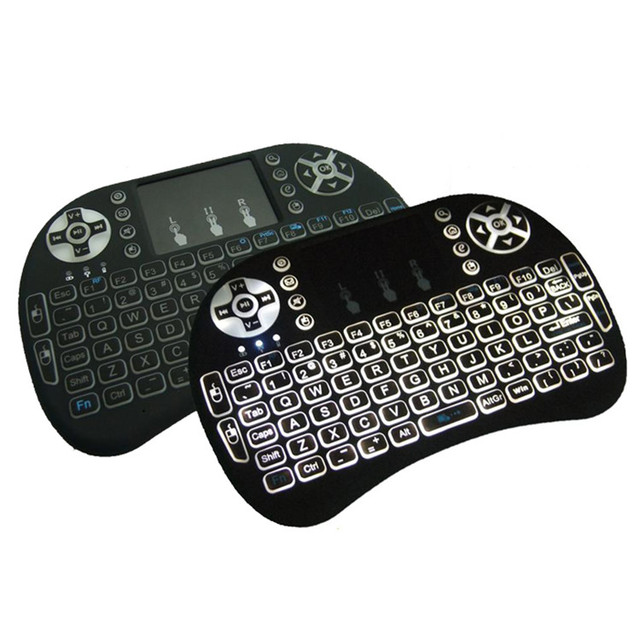 Soyeer 2.4G RF Rii Mini I8+ Wireless Keyboard Touch Pad Mouse Backlit Gaming Keyboard for Tablet Laptop PC Teclado