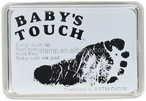Tampon d'encre Premium lavable pour les mains et les pieds, pour bébé, produit de grande taille, sûr, Permanent, Non toxique, disponible en plusieurs couleurs, vente en gros, - Product Image 2