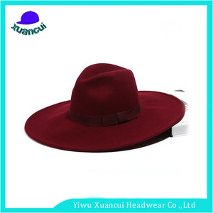 Alibaba com fornitore della cina inverno caldo cappello donna uomo fedora cappello di lana all'ingrosso - Product Image 2