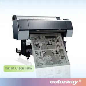 Película de inyección de tinta a prueba de agua, transparente, a precio de fábrica, para serigrafía, fabricación de placas, Configuración de imágenes