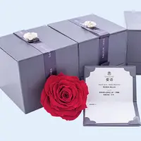 2022 artesanal embalagem caixas de papel de embalagem caixa personalizada flores