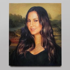 Retrato personalizado pintura al óleo de la foto lienzo respetuoso con el medio ambiente interior decoración del hogar al por mayor Hotel proyecto ilustraciones - Product Image 4