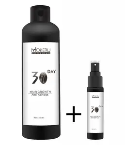 OEM Best Natural organic hair loss shampoo private label hair regrowth serum for 30 days hair growth