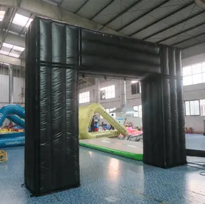 Hot nhanh tàu có thể tháo rời Logo inflates vuông kết thúc dòng thương mại sử dụng tái sử dụng Inflatable vòm