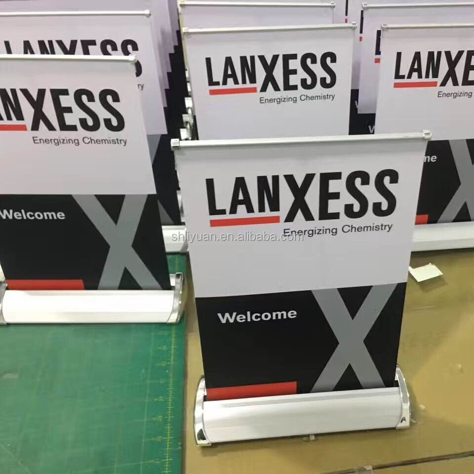 Выдвижной маленький настольный мини-стол из алюминиевого сплава размера A3/A4, витринный баннер