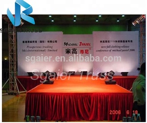 เวทีอลูมิเนียมพกพาคุณภาพดีสำหรับคอนเสิร์ต ขาย - Product Image 3