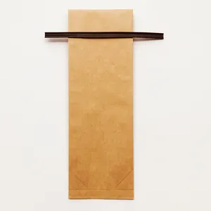 250 gram doğal Kraft folyo ile kaplı yan köşebent kahve çekirdeği torbası teneke kravat kahverengi çanta