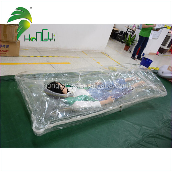 Transparente Doppelschichtige PVC-Luftmatratze, Geh- und Schlafsack,  Aufblasbare Luftschlafscke| Alibaba.com