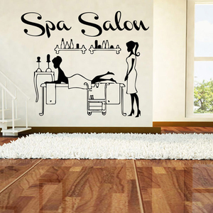 Decorazione per la casa autoadesiva decorazione per vetrine in vinile salone spa adesivi <span class=keywords><strong>murali</strong></span> - Product Image 2