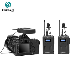 Système de microphone sans fil double canal UHF Boya BY-WM8 Pro <span class=keywords><strong>K1</strong></span> <span class=keywords><strong>K2</strong></span>, émetteur-récepteur d'interview pour iPhone, appareil photo reflex numérique - Product Image 6
