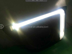 de la venta alta calidad led DRL para Honda Fit piezas de repuesto luces de circulación diurna con marco de la luz antiniebla - Product Image 2