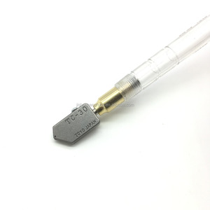 Outils de <span class=keywords><strong>coupe</strong></span> de <span class=keywords><strong>verre</strong></span> à usage prolongé 19,4 * 18,8 * 2,2 cm Japon TC-30 <span class=keywords><strong>Coupe</strong></span>-<span class=keywords><strong>verre</strong></span> à <span class=keywords><strong>pointe</strong></span> <span class=keywords><strong>diamant</strong></span>ée à alimentation en huile - Product Image 3