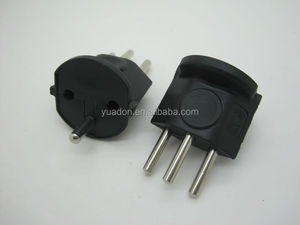Elektrik fiş Tipi CE onaylı 3 pin yuvarlak pin İsviçre elektrik tak pro adaptör konnektör adaptörü - Product Image 4