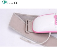 Elektrischer Aufblasbarer Massagegürtel für Frauen mit Turmalin-Magnet und Heißer Moxibustion in Pink zur Muskelentspannung mit Zeitsteuerung