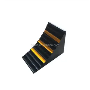 wheel stops/ Rubber Wheel Chocks blocks truck tire stopper/rubber car parking stopper, Rubber Wheel Block