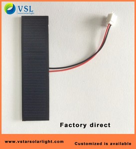 5V 1W त्रिकोण पीईटी सौर पैनल यातायात के लिए रोशनी - Product Image 2