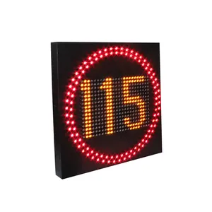 Taşınabilir karayolu LED trafik ekranı VMS değişken bilgi hız sınırı işareti