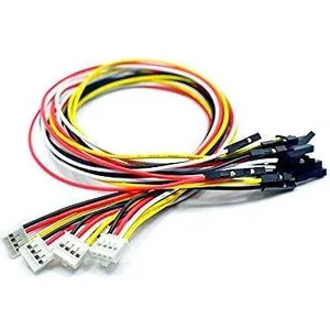 200 mét JST XH 4 Pin màu đen và đỏ 2.5 mét Kết Nối 4 Dây Cáp Lắp Ráp