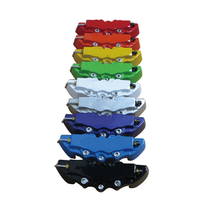Cubierta <span class=keywords><strong>de</strong></span> pinza <span class=keywords><strong>de</strong></span> <span class=keywords><strong>freno</strong></span> para coche, alta calidad, color rojo, ABS, 4 Uds. - Product Image 2