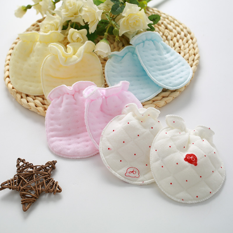 Милые детские варежки из мягкого хлопка Amazon для детей 0-6 месяцев, мягкая игрушка