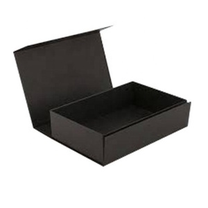 Sang Trọng Đen Magnetic Closure Giấy Bao Bì Trang Điểm Nước Hoa Chai Set Hộp Quà Tặng - Product Image 1