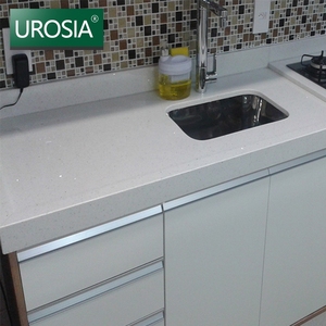 Utilizzare Per Controsoffitti O Pavimento di Piastrelle In Cucina O In Bagno Assoluta Super-Bianco Artificiale Del Quarzo di Piastrelle di Pietra